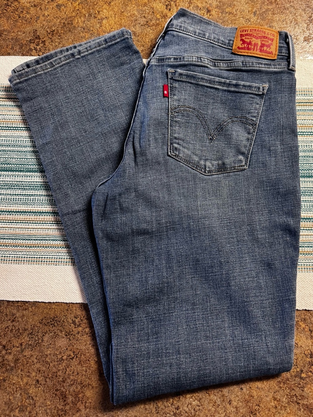 Levi's  Woman’s Blue Denim Jeans - Classic Straight